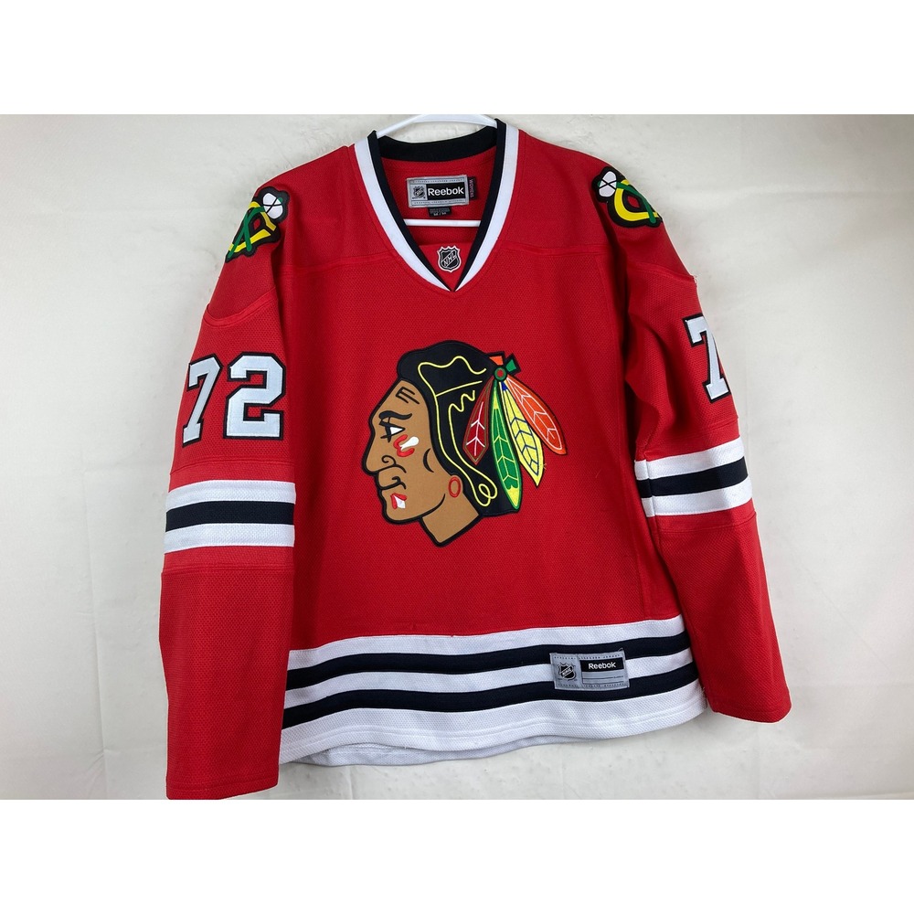 Reebok Womens‎ M Chicago Blackhawks Panarin #72 Hockey Jersey Red - Picture 2 of 5
